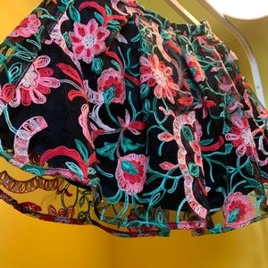 Mini Short Floral Skirt Female  Forever 21